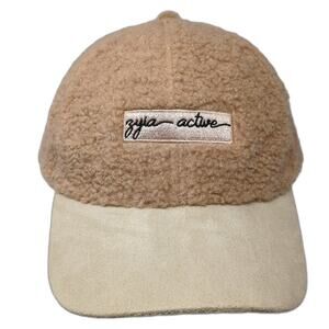 Zyia Active Slideback Baseball Cap Brown One Size Adjustable Embroidered 6 Panel
